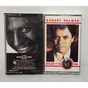 Robert Palmer Riptide & Heavy Nova Tested Cassette Lot (1985,1988) Pre-owned